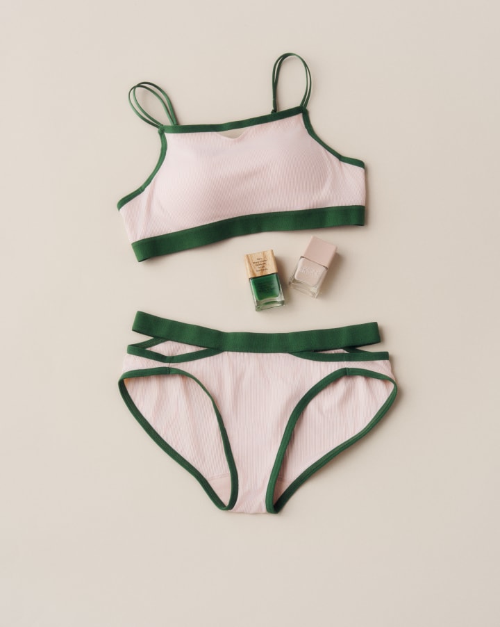 Grass Green × Creamy Beige(PO)写真